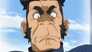 Angry with the gorilla-look on the face