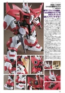 Full scratch-built 1/100 RF Gelgoog (Charles Rochester Custom): modeled by Miyuki Uehara (2)