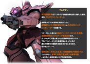 Information from Mobile Suit Gundam: Battle Operation