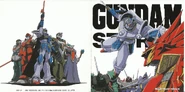 Knight Gundam with the SD Gundam Gaiden cast