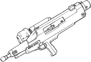 MSA-007 - Nero - Beam Rifle Lineart