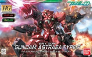 HG00 1/144 Gundam Astraea Type F (2010): box art (Type F2 parts included)