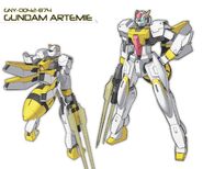 GNY-0042-874 Gundam Artemie Wallpaper