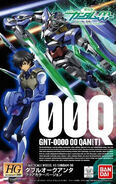 HG00 1/144 GNT-0000 00 Qan[T] (Clear Color Ver.) (P-Bandai exclusive; 2011): box art