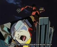 Corin Nander's Kapool delivers a Rocket Punch.