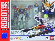 Robot Damashii XXXG-00W0 Wing Gundam Zero (2012): package front view.