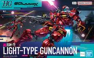 HGGQ 1/144 RGM-79 Light-Type Guncannon (July 2025): boxart
