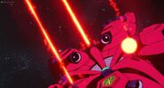 Rafflesia firing Mega Beam Cannons (Gundam F91)