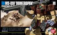 HGUC 1/144 MS-09F Dom Tropen (Kinbareid Forces Colors)