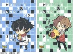 Gundam 00 - Crossword Puzzle Comic Characters Black! | The ...