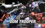 1/144 HG SEED "ZGMF-XX09T DOM Trooper" (2005): box art