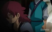 Deen mourning over Lu's death.