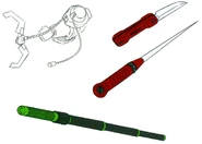 Hinstn's GINN - Weapons.jpg (125 KB) Claw, Knife, Ice Pick, and Rod