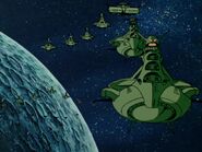 Musai fleet seen in the intro, with the Falmel at the front