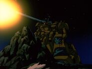 Xamel fires the 680mm Cannon (from Gundam 0083 OVA)