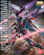 MG 1/100 ZGMF-X09A Justice Gundam (2017): box art