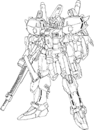 Line art with Beam Smart Gun - front view