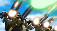 GAZuOOT Weapons Firing 02 (SEED Destiny HD Ep26)