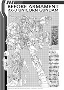 Unicorn Gundam internal frame on Gundam Ultimax