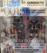 Gundam Fix Figuration (GFF) #0015 "FA-78-2 Heavy Gundam / RX-78-1 Prototype Gundam" figure set (2003): package front view