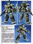 1/144 RGC-83 GM Cannon II built using various HGUC model kits