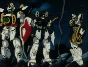 The Gundams at New Edwards.