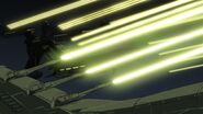 Musai-class ships firing