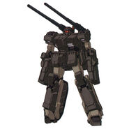 D-50C Loto Mobile suit mode, equipped with long cannons