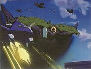 Adzam (left) and Apsalus III as seen on Gihren's Greed: Blood of Zeon