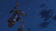 Bottom up view of EFF's Hizack