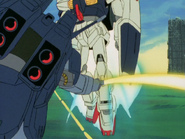 EFF's Hizack attacking with Beam Saber