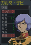 Garma and his Turn 1 stats (normal)
