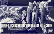 HGUC 1/144 XM-X1 Crossbone Gundam X-1 Full Cloth (P-Bandai exclusive; 2020): box art