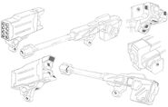 "Todesblock Kai" Plasma-Sabot Cannon & 8-tube Missile Launcher