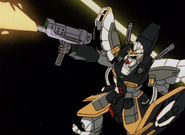 Gundam Sandrock Custom Beam Machine Gun Firing 02 (Wing Ep44)