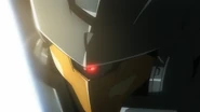 Head close up, with main camera glowing (The Aim of Evil Intents)