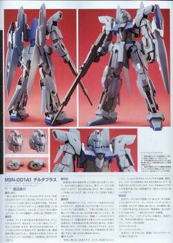 Bandai Hobby - Maquette Gundam - Delta Plus Gunpla MG 1/100 18cm -  4573102640970