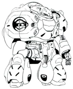 Extended shoulder frame and waist frame parts