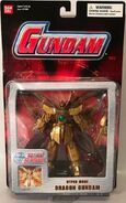 MSiA / MIA "Dragon Gundam (Hyper Mode)" (North American renewal version; 2003): package front view.