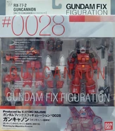 GFF 0028 Guncannon box-front.jpg (179 KB) Gundam Fix Figuration (GFF) #0028 "RX-77-2 Guncannon / RX-77D Guncannon Mass Production Type" (2006): package front view