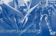 RG 1/144 GN-0000+GNR-010 00 Raiser [Clear Color] (Gunpla Expo World Tour 2018 exclusive; 2018): box art