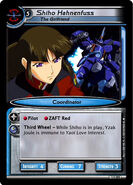 Shiho Hahnenfuss - Gundam War Card