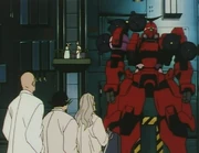 The Gundam engineers build the Mercurius.