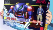 "1/144 HGUC Zakrello (Rainer Cziommer Custom)" as seen on Gundam Build Fighters Try