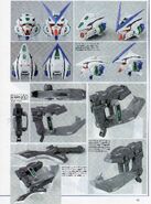 Custom built PG 1/60 MBF-P03 Gundam Astray Blue Frame Short Region Assault (Head and weapon details)