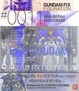 Gundam Fix Figuration (GFF) #0011 "MSA-0011［Ext］ Ex-S Gundam / MSA-0011 S Gundam" figure set (2002): package front view