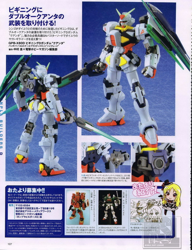 GPB-X80D Beginning D Gundam 