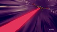 Armed Armor Hattori's beam attack (Ep 03)