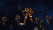 Zalam mobile suits assembled