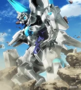 After the battle with Crossbone Gundam X-1 Full Cloth Type.GBFT (Ep 21)